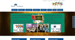 Desktop Screenshot of malikacademy.org